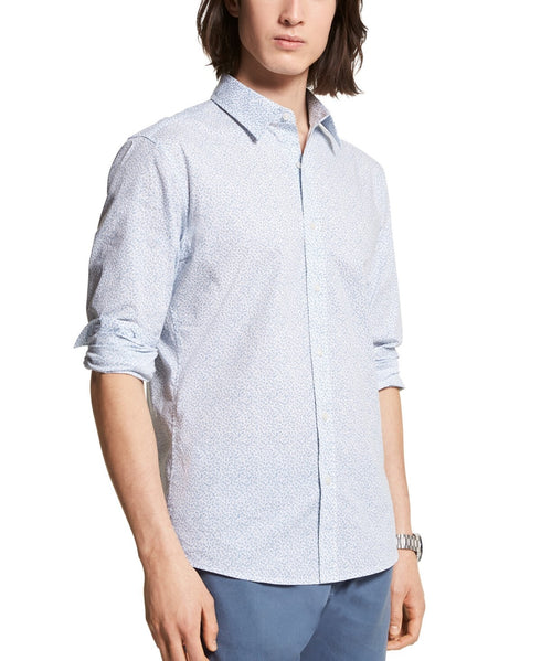 MICHAEL KORS Men's Botanical-Print Shirt Size 2XL